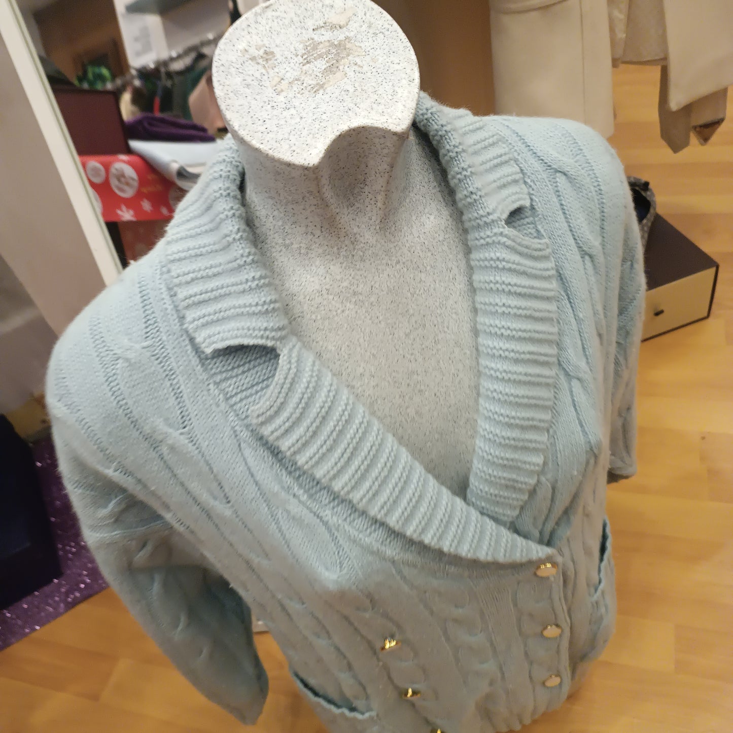 Cardigan Blumarine tg42 azzurro