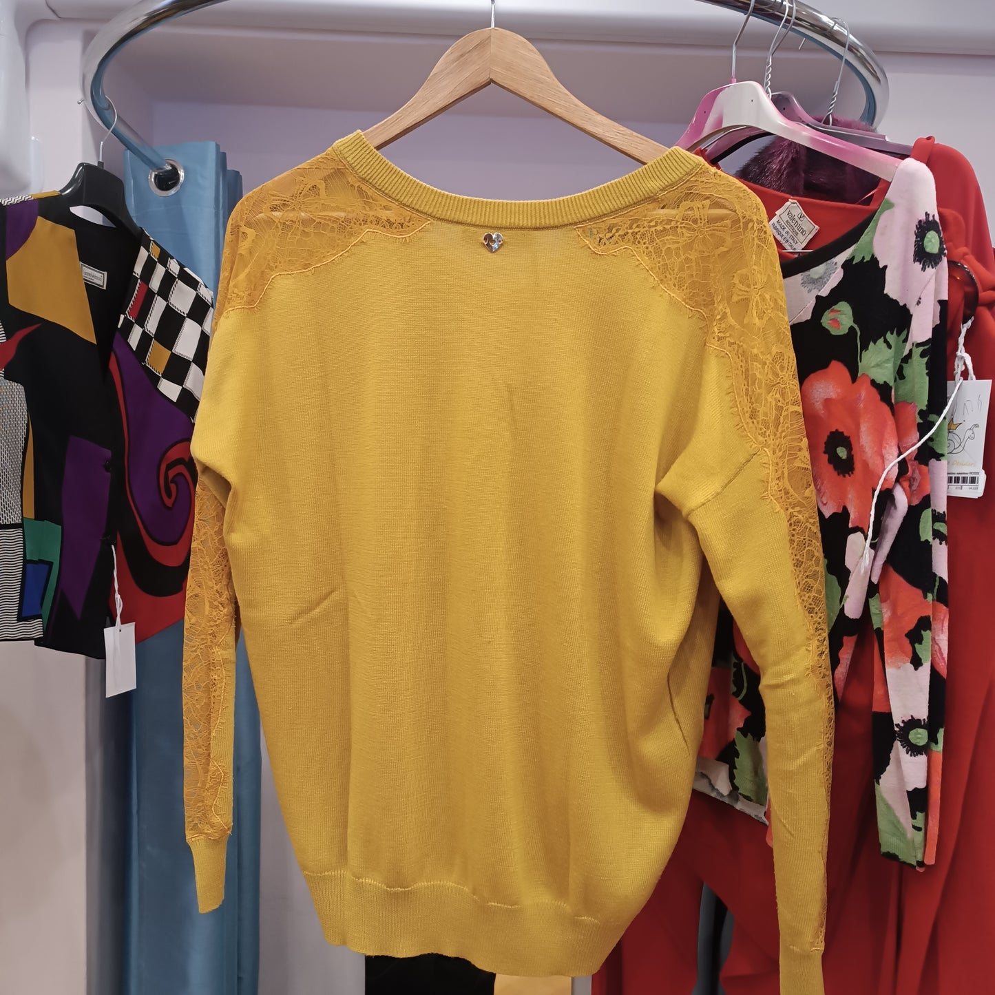 Maglione twinset giallo tg xs