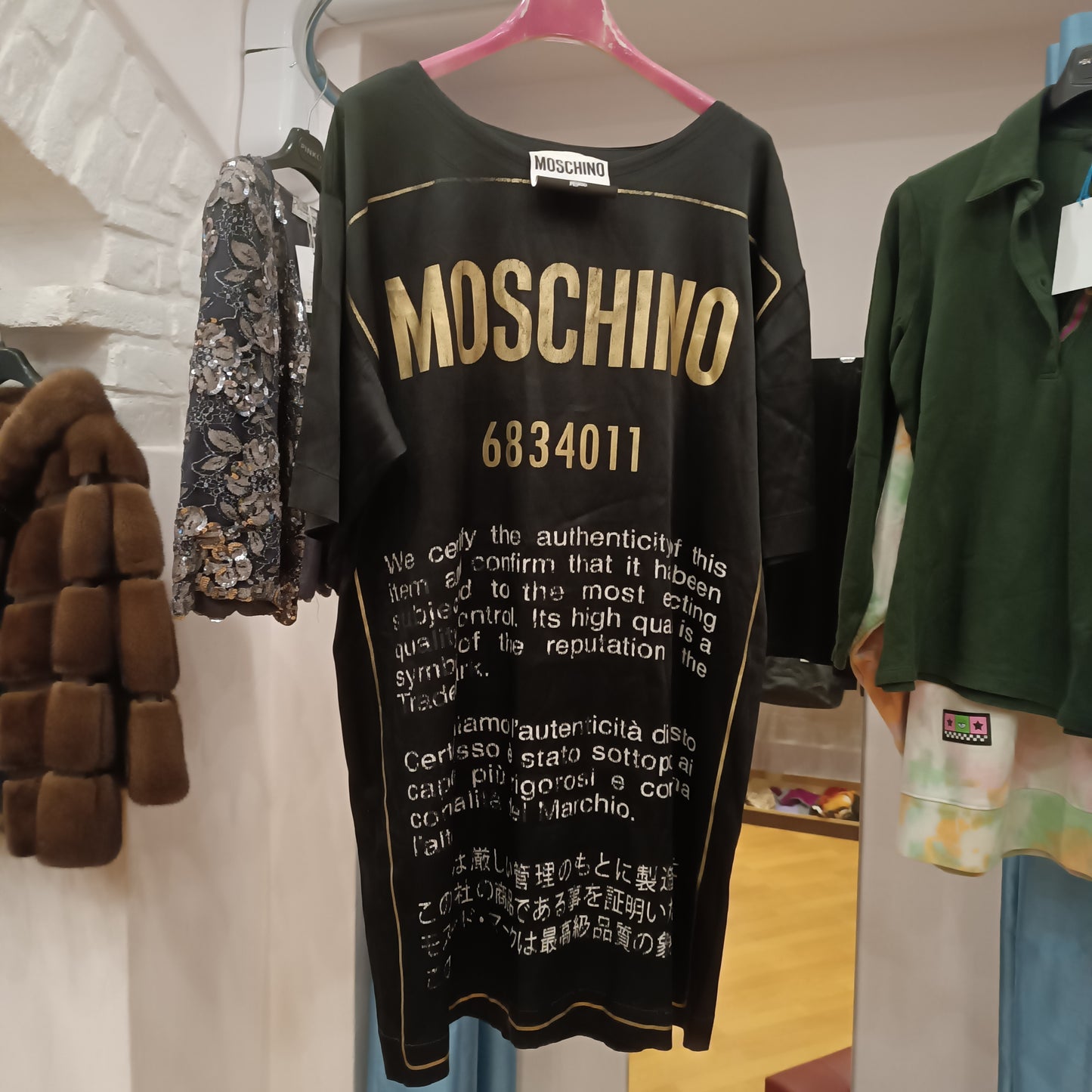 Maglia moschino tg 38 oversize