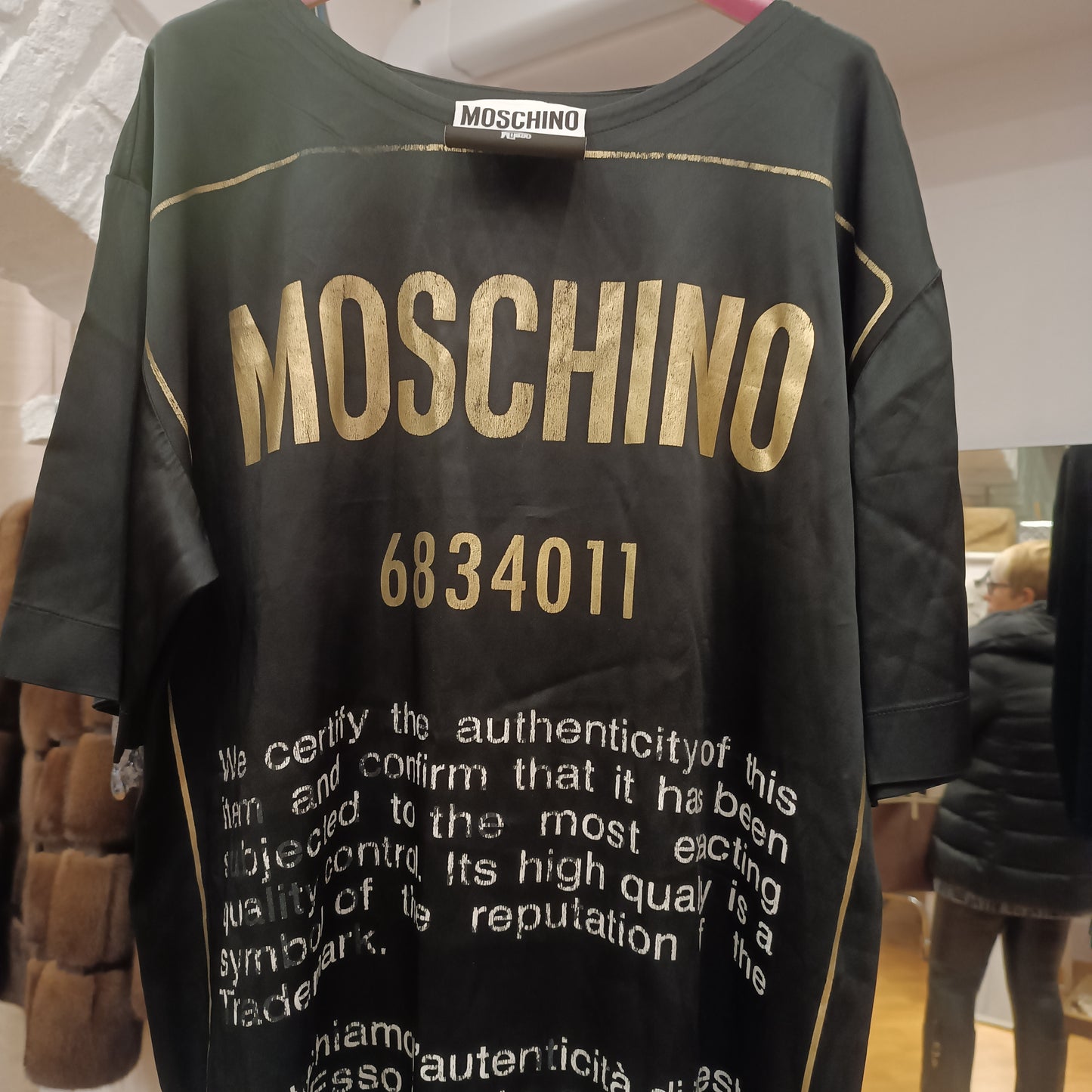 Maglia moschino tg 38 oversize