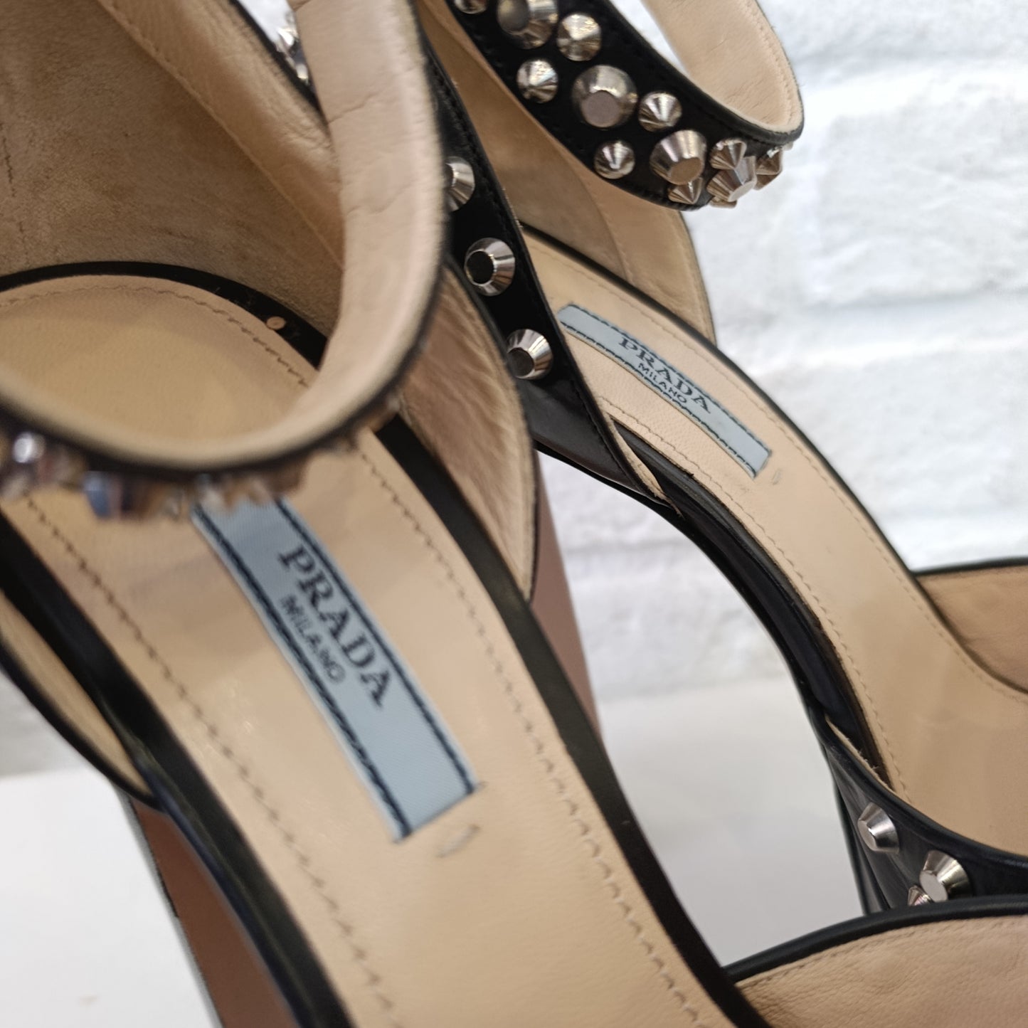 Tacchi Prada n*40 borchiette