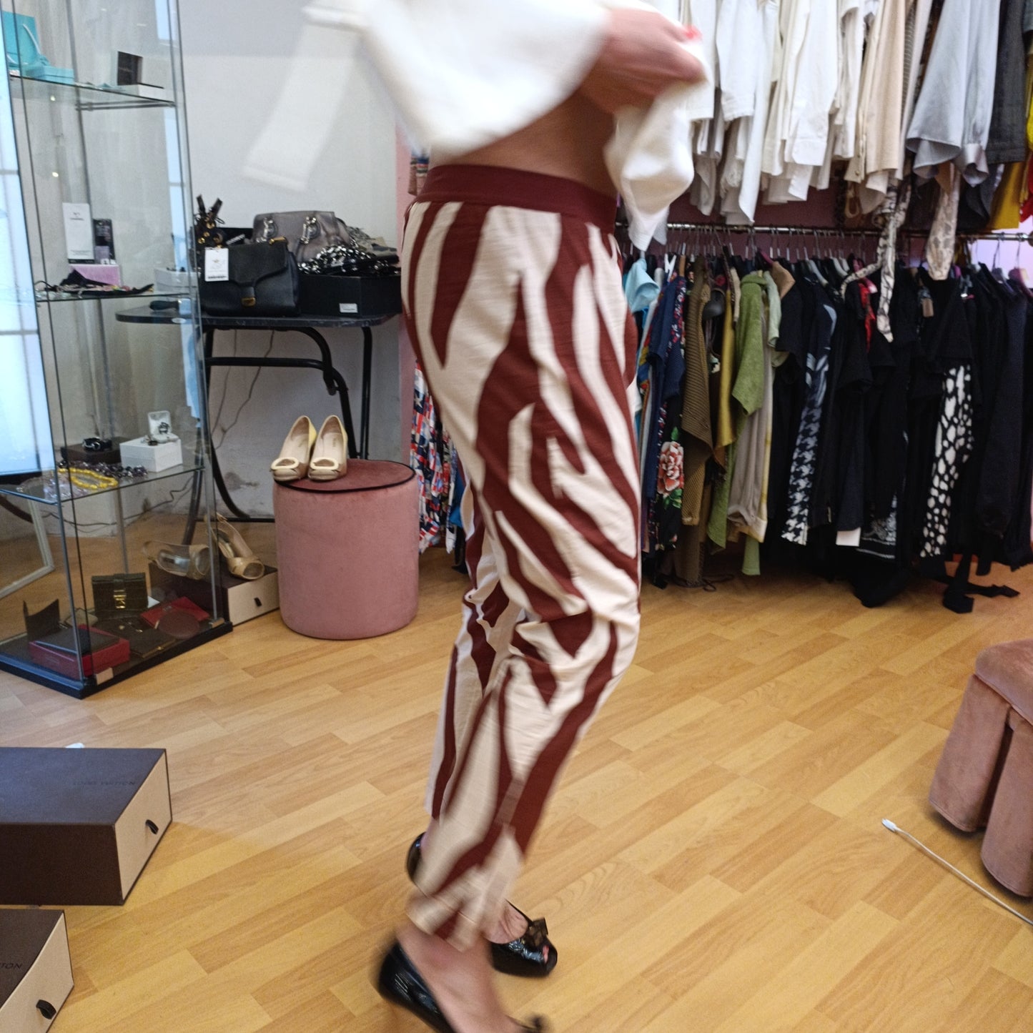 Leggins Liviana Conti marroni tg 40