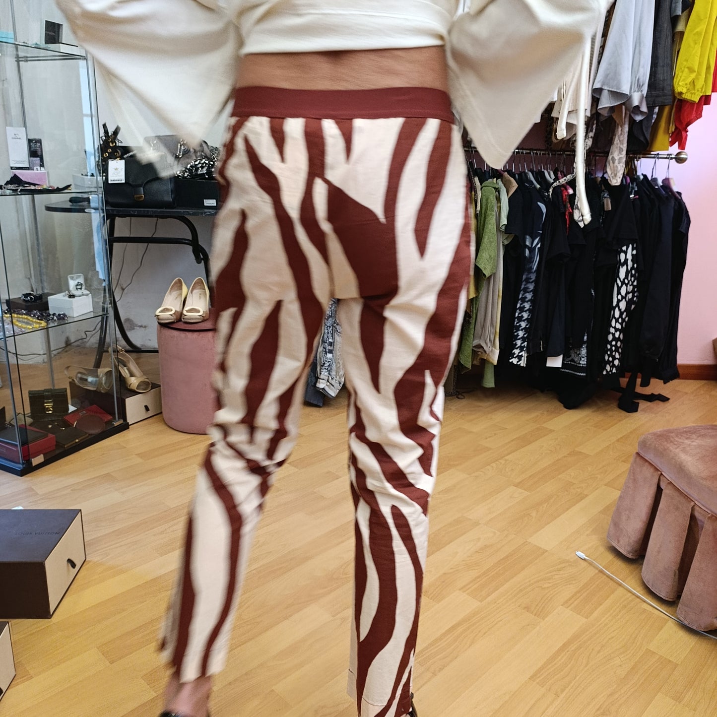 Leggins Liviana Conti marroni tg 40