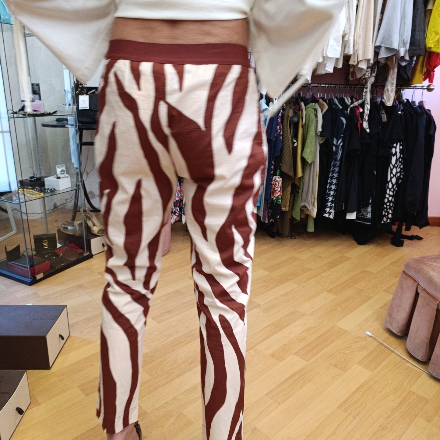 Leggins Liviana Conti marroni tg 40