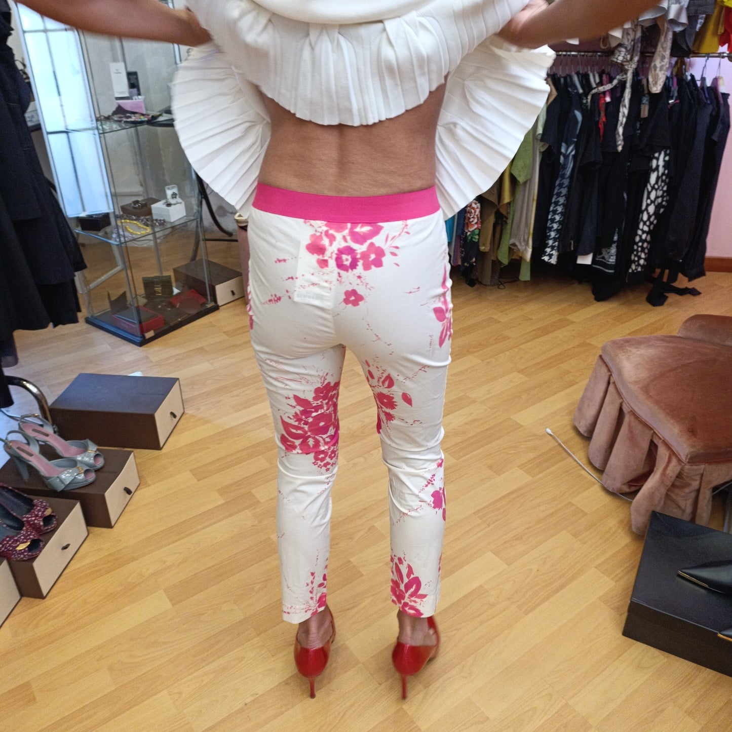Leggins Liviana Conti rosa tg 42
