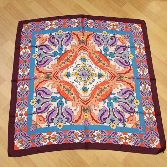 Foulard in seta multicolore