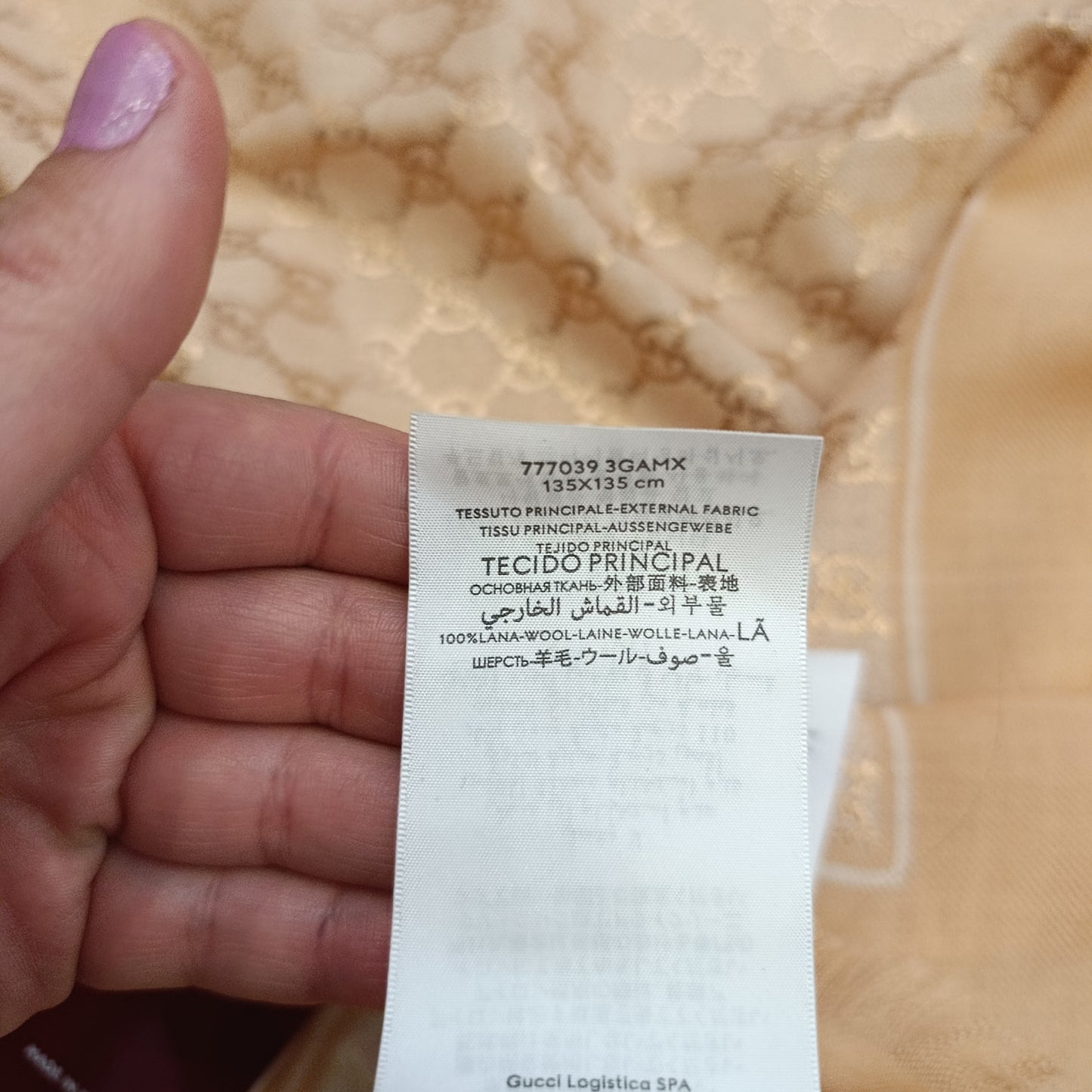Scialle Gucci rosa nuova