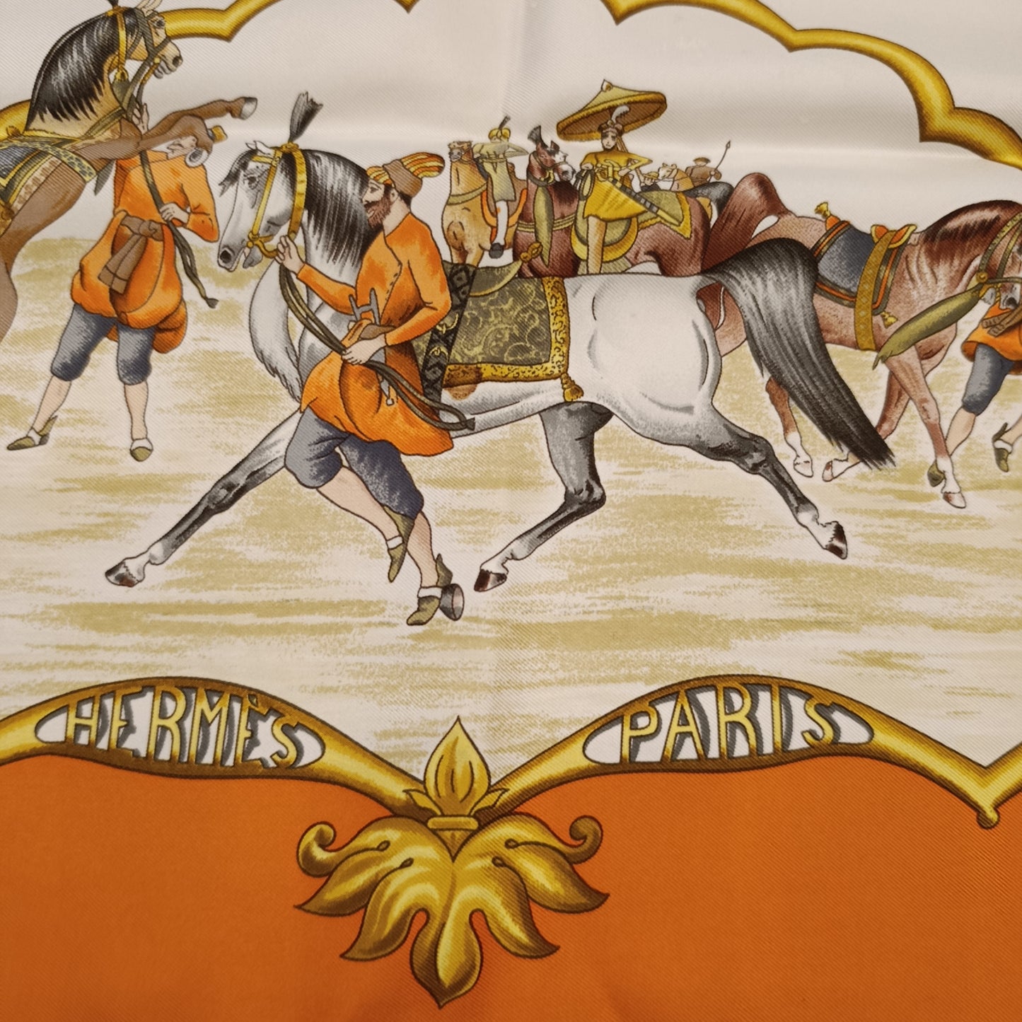 Foulard Hermes "Les Chevaux Des Moghols"