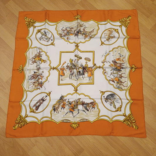 Foulard Hermes "Les Chevaux Des Moghols"