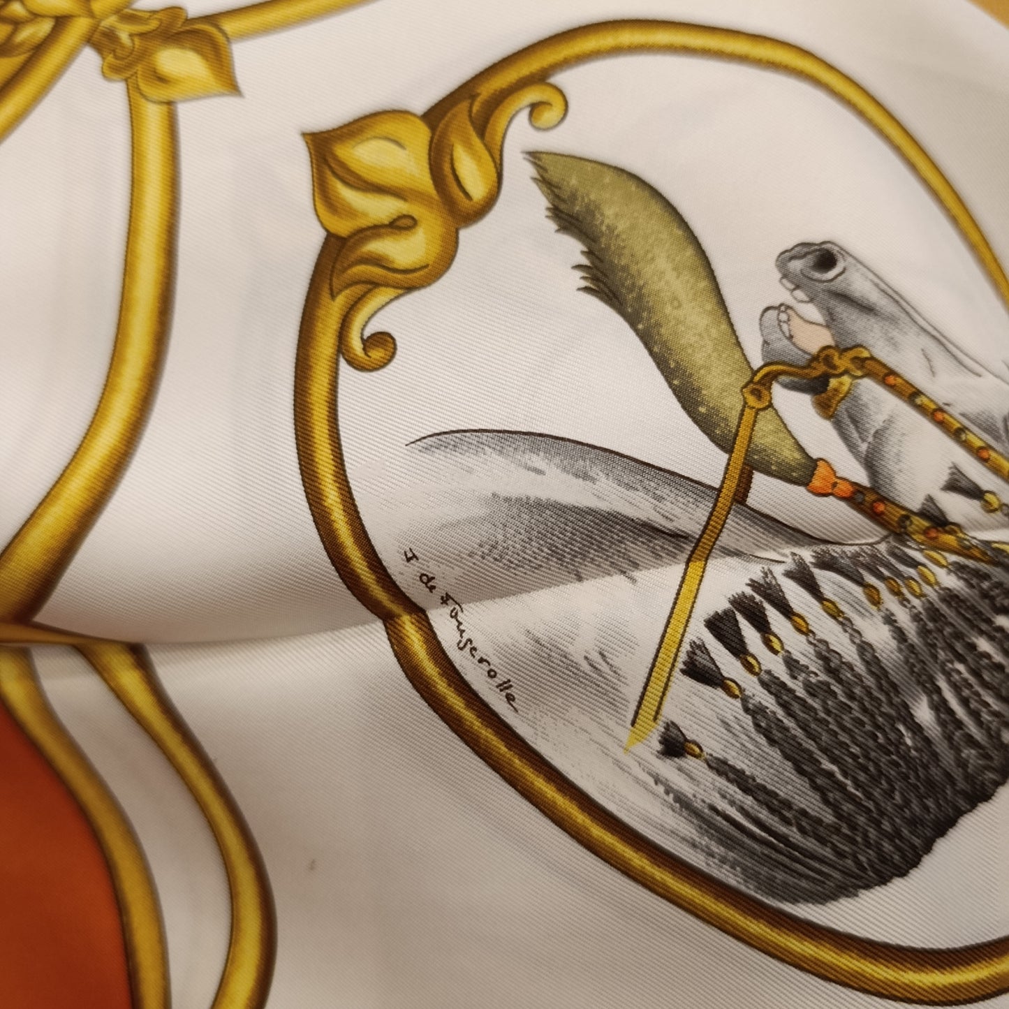 Foulard Hermes "Les Chevaux Des Moghols"
