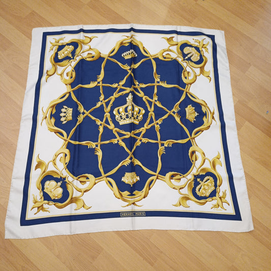 Foulard Hermes blu