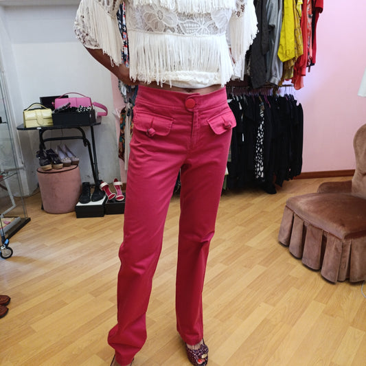 Pantalone Moschino tg42 rosso