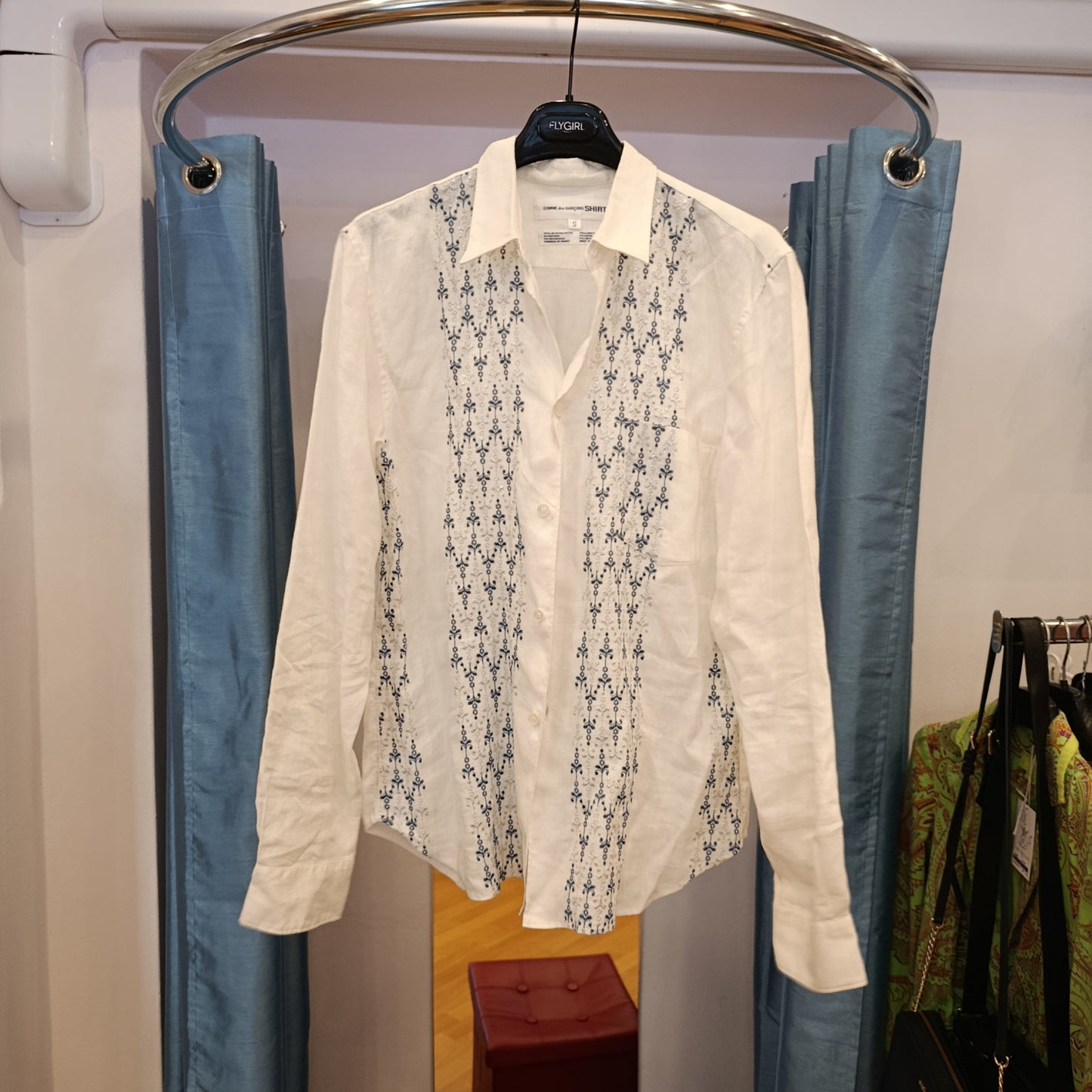 Camicia commes des garcon in lino tg S