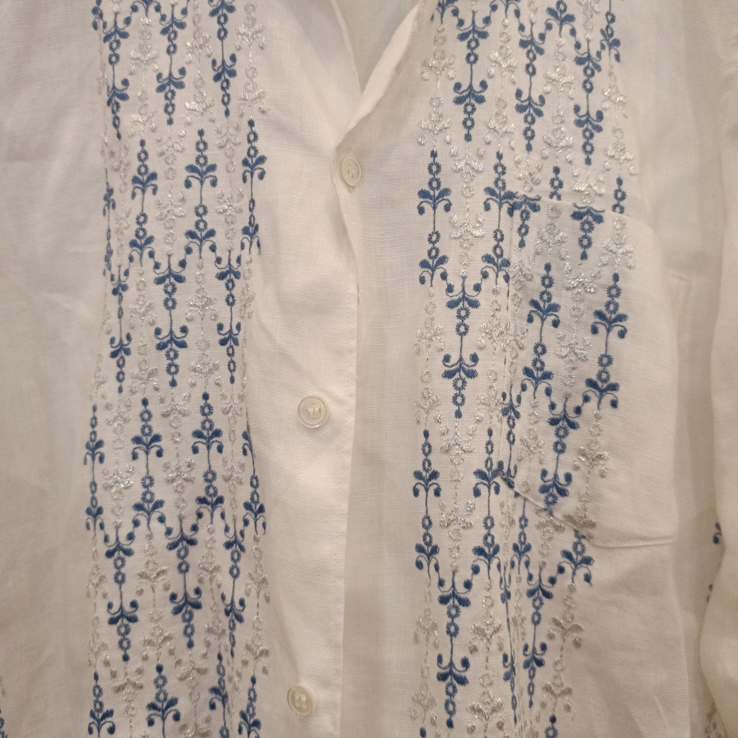 Camicia commes des garcon in lino tg S