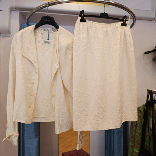 Completo 3pz in seta Valentino