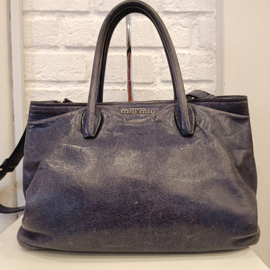 Borsa Miu Miu blu