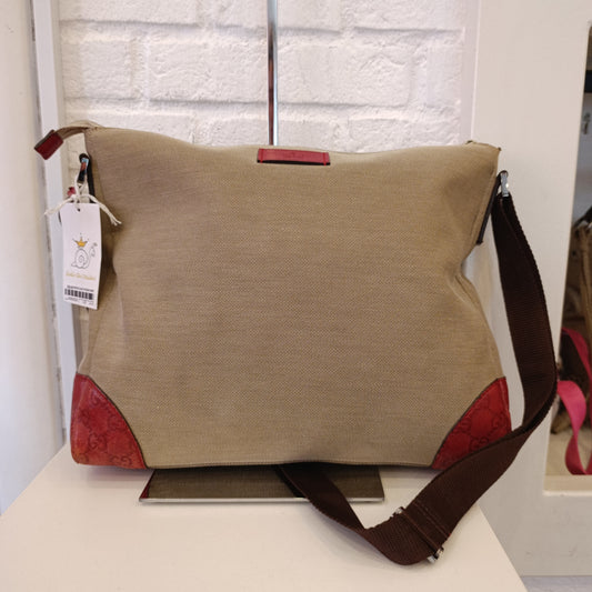 Borsa Gucci dettagli rossi