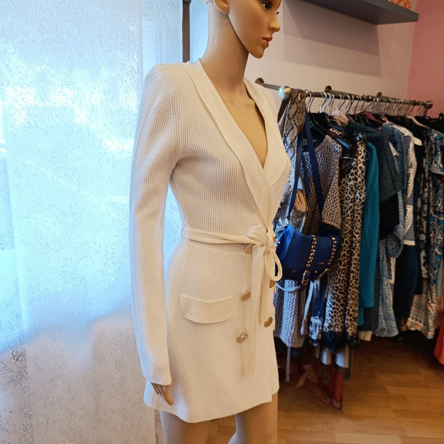 Abito bianco Elisabetta Franchi tg40