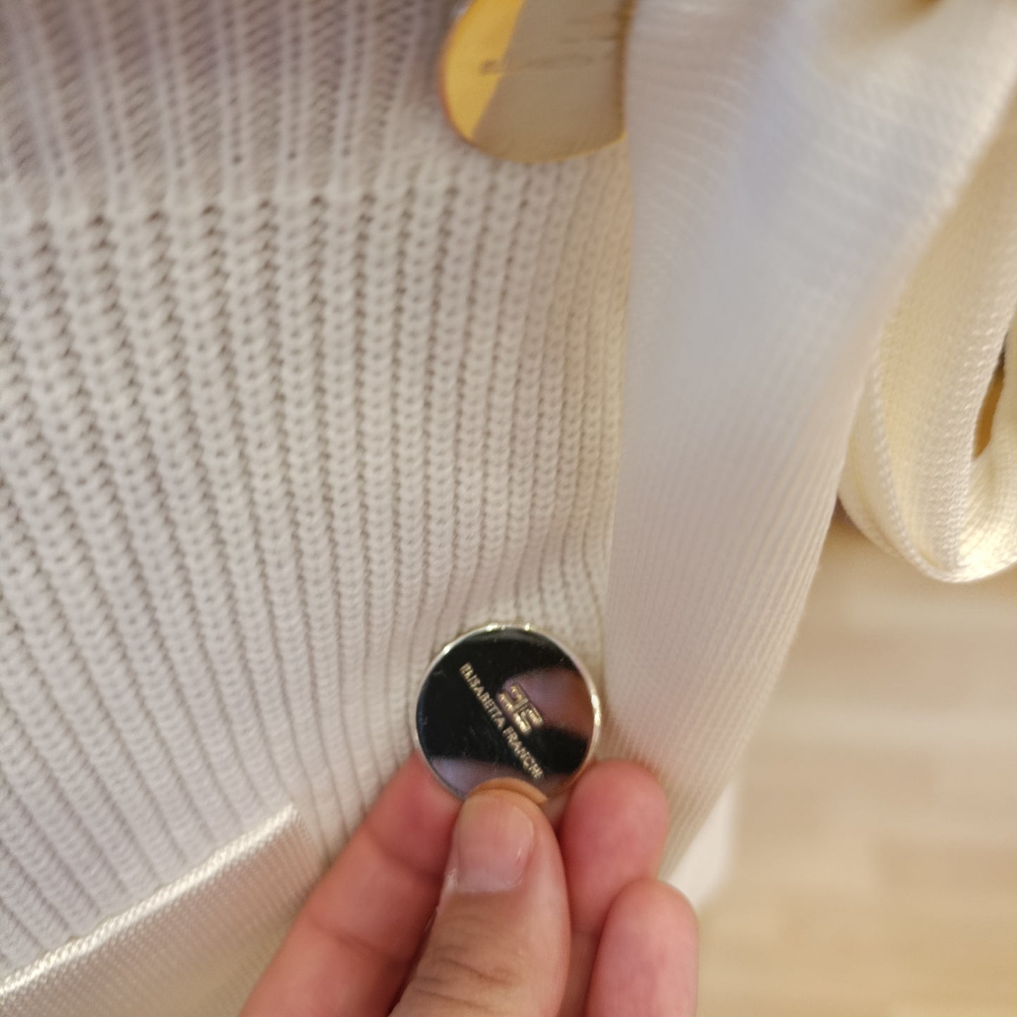 Abito bianco Elisabetta Franchi tg40