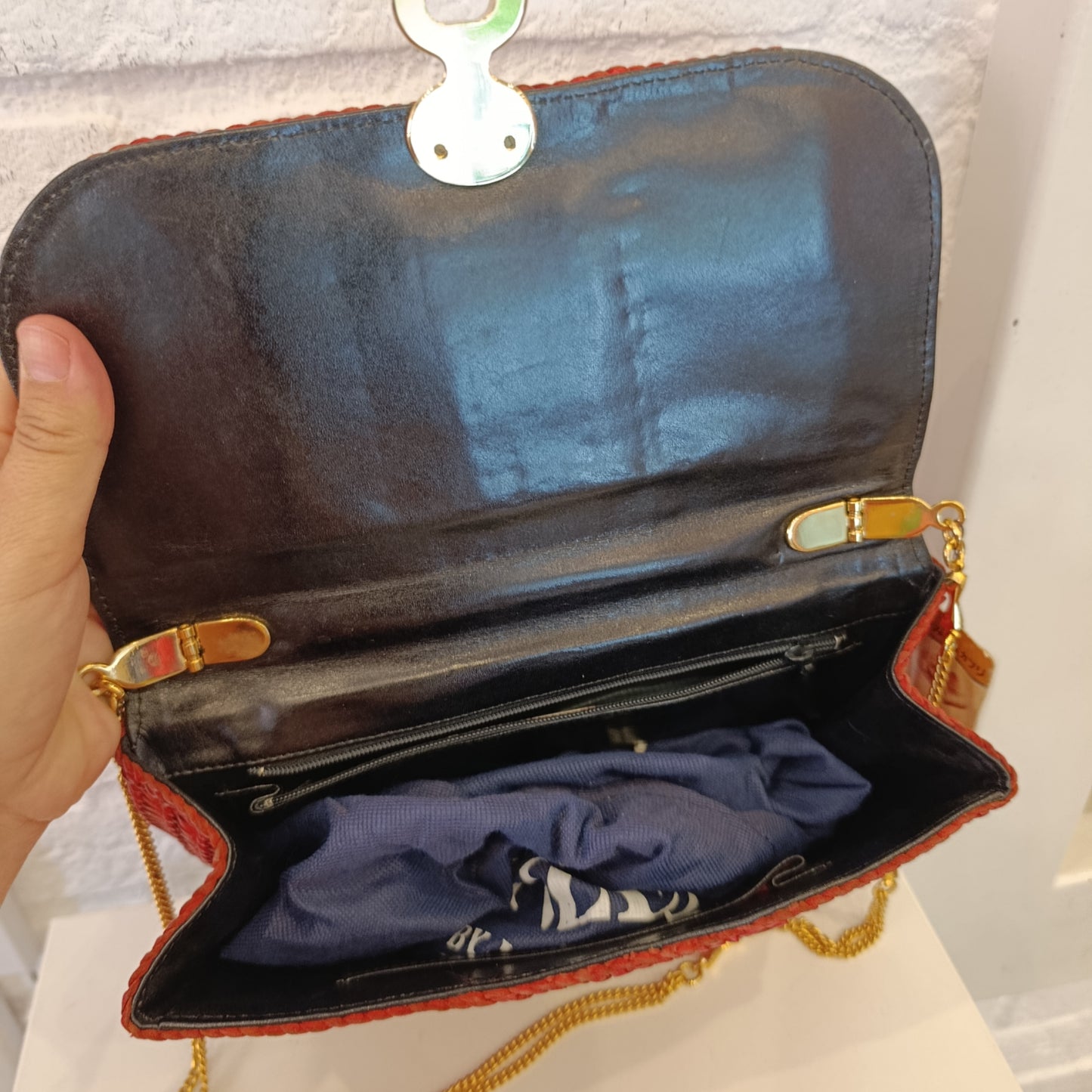 Borsa vintage intrecciata