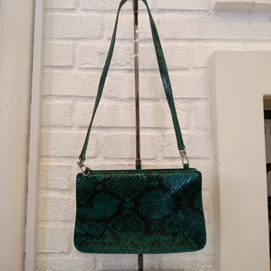 Borsa Furla verde in vera pelle