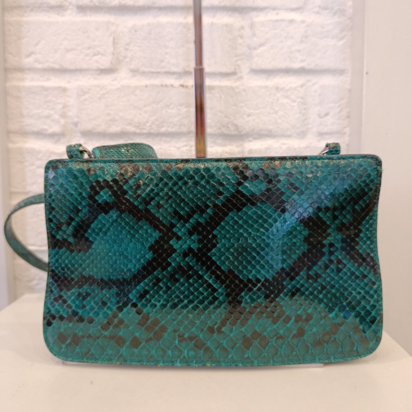 Borsa Furla verde in vera pelle
