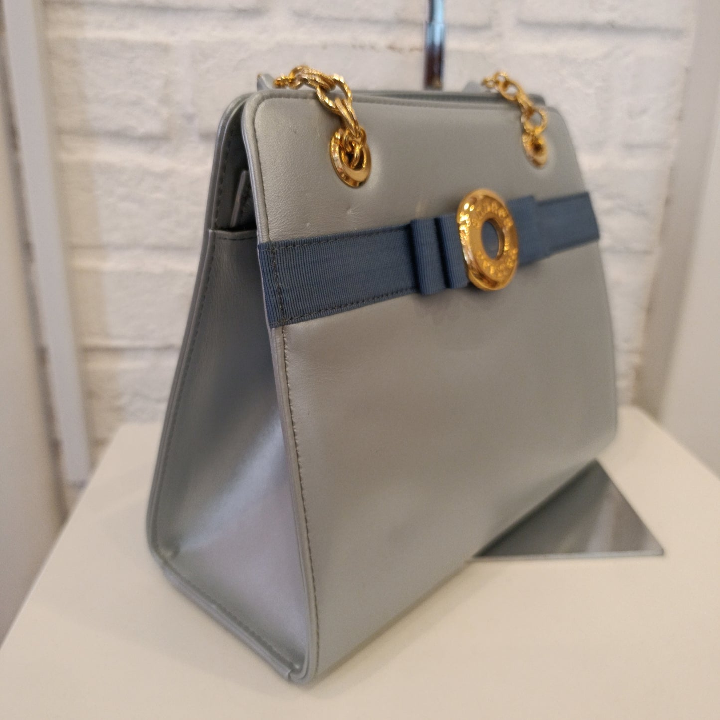 Borsa vintage Andrea Pfister turchese