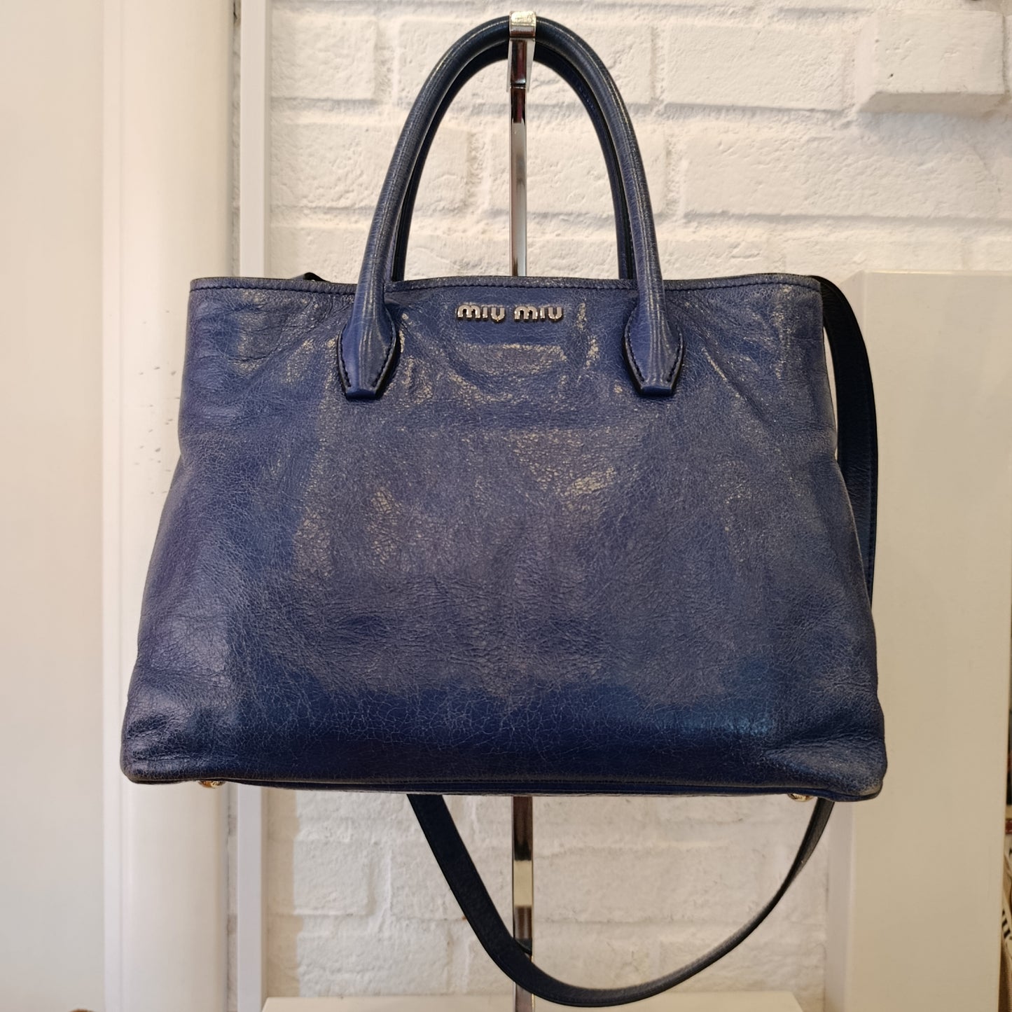 Borsa Miu Miu blu