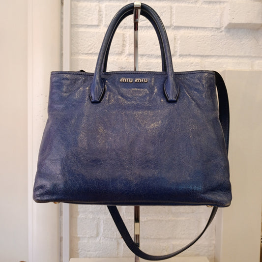 Borsa Miu Miu blu