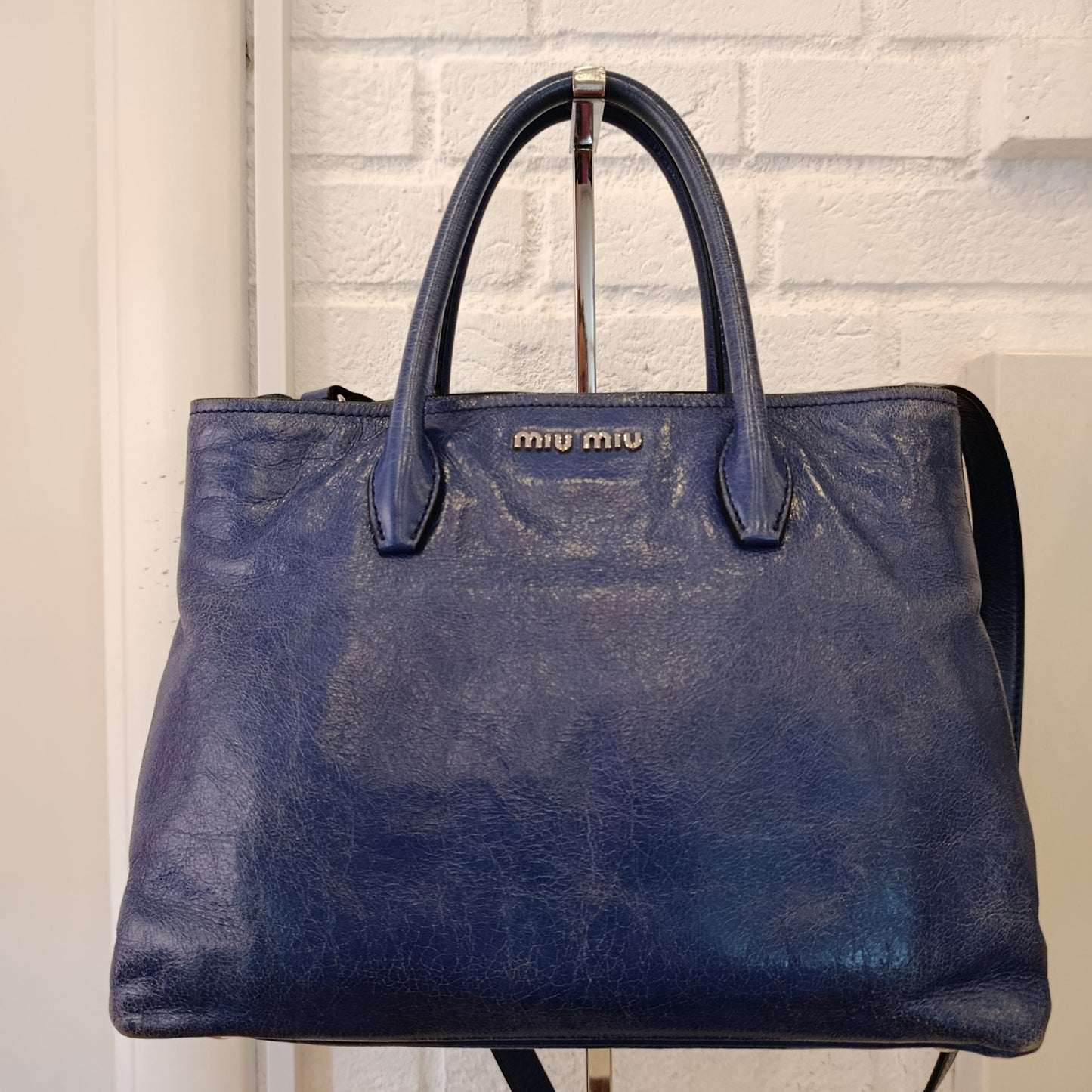 Borsa Miu Miu blu