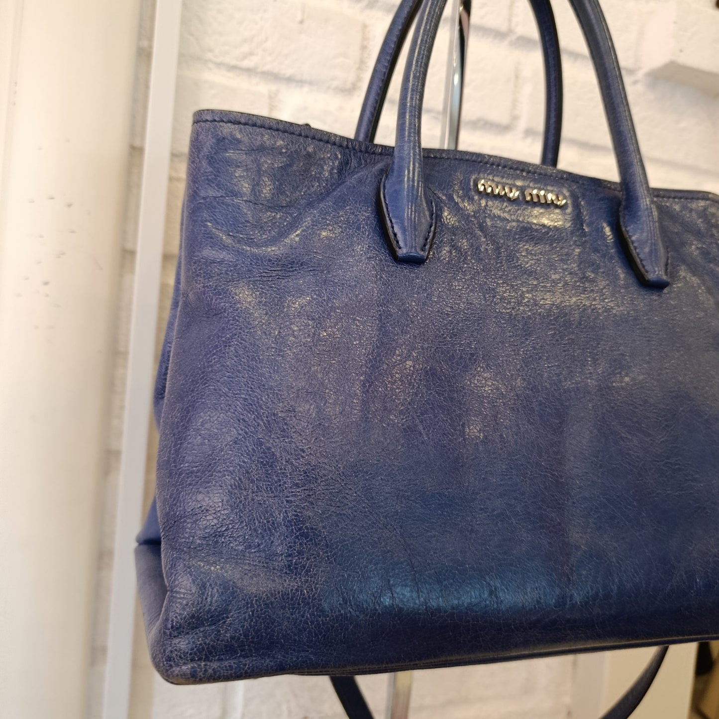 Borsa Miu Miu blu