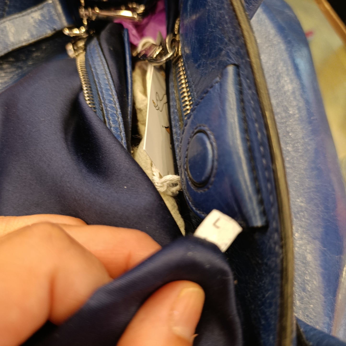 Borsa Miu Miu blu