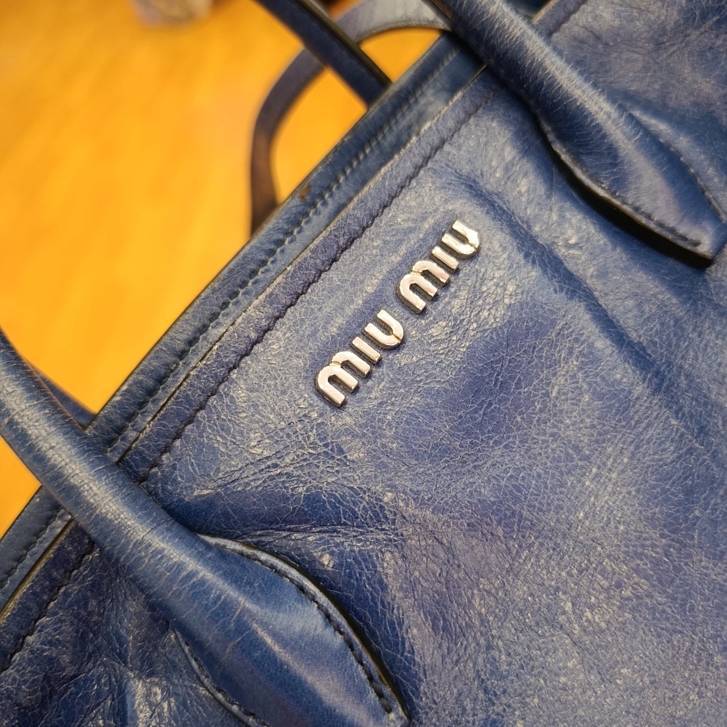Borsa Miu Miu blu