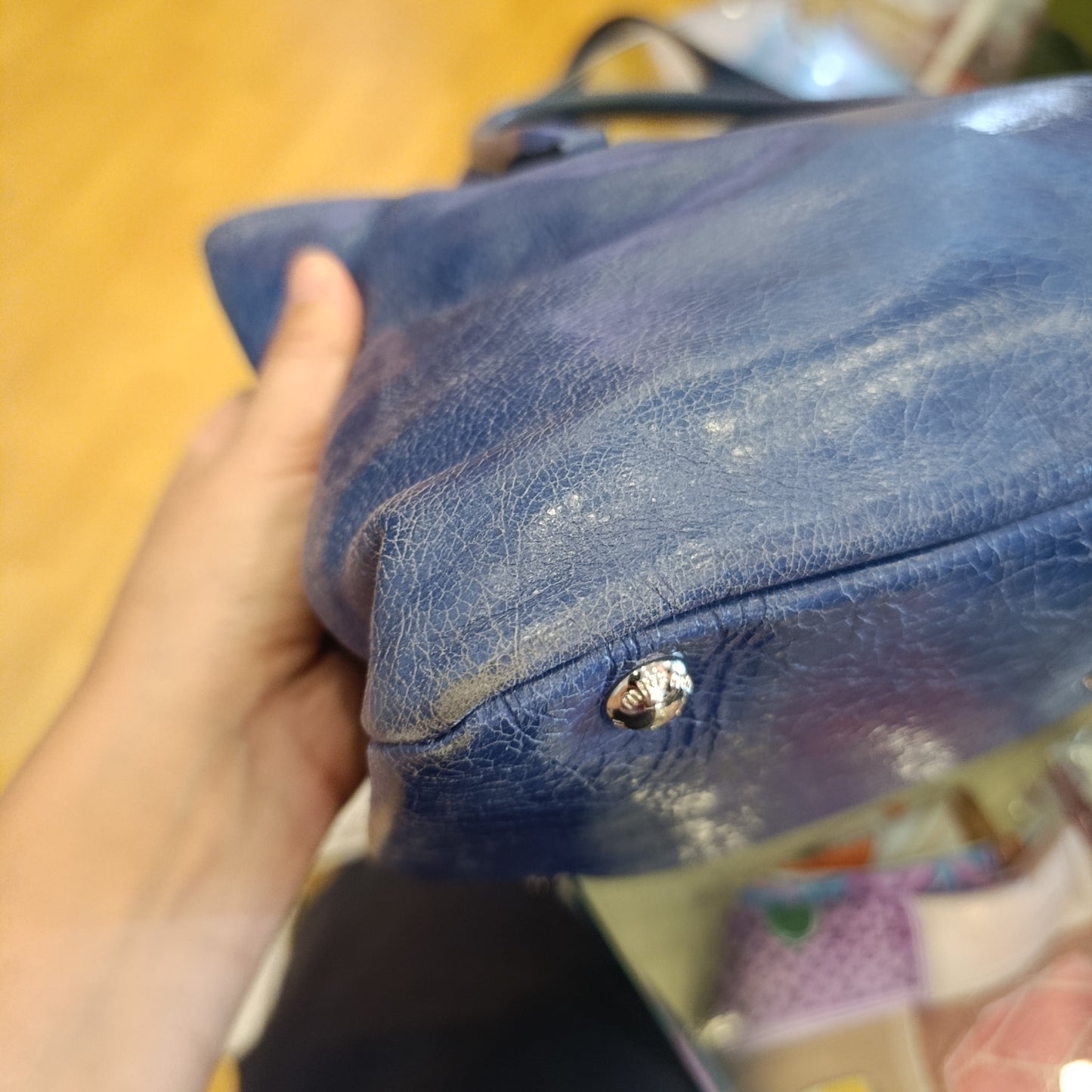 Borsa Miu Miu blu