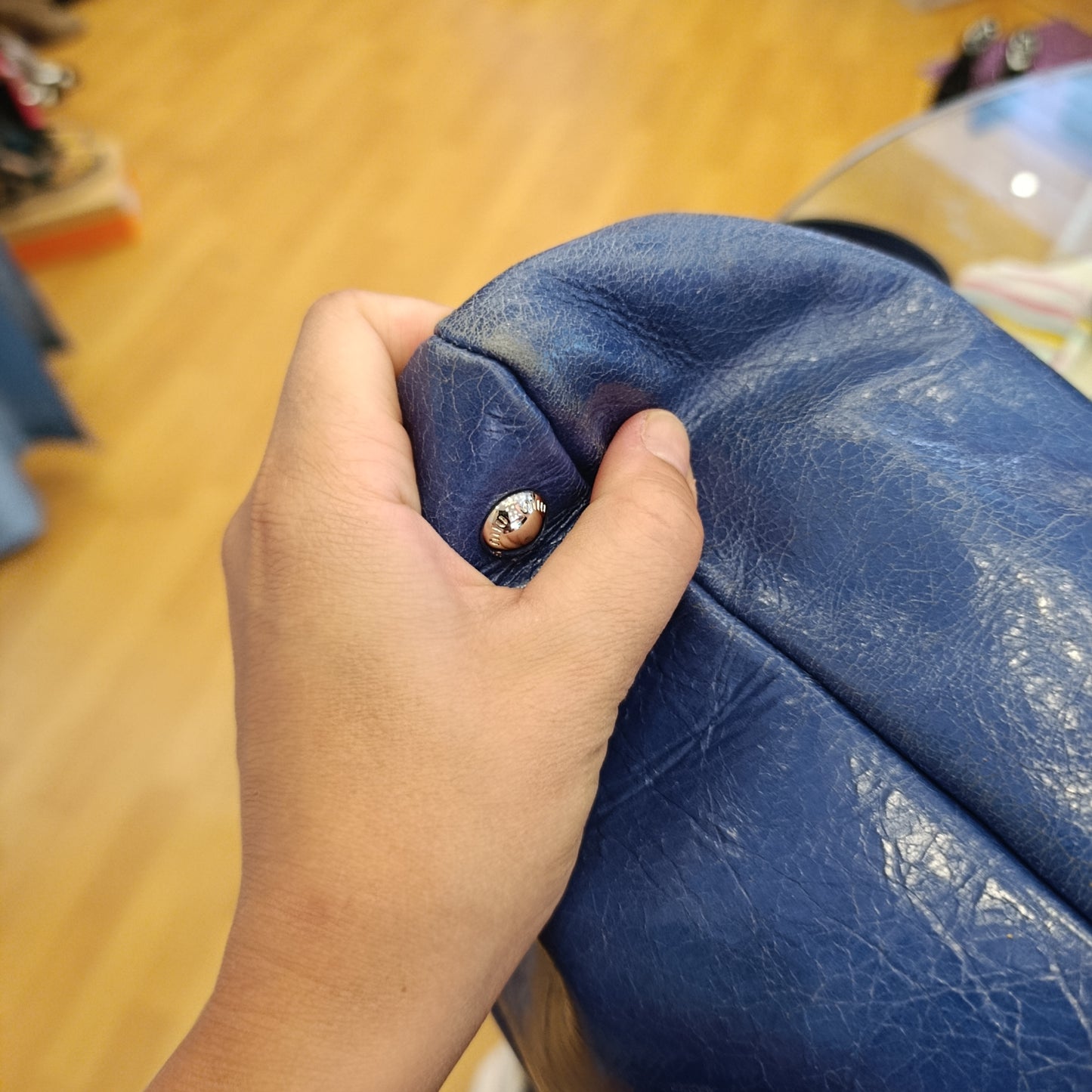 Borsa Miu Miu blu