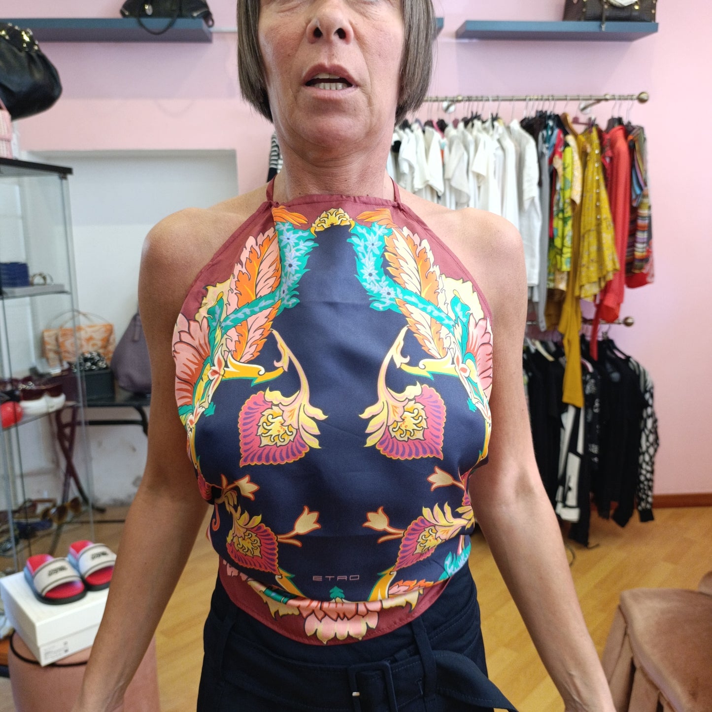 Top Etro seta nuovo tg U