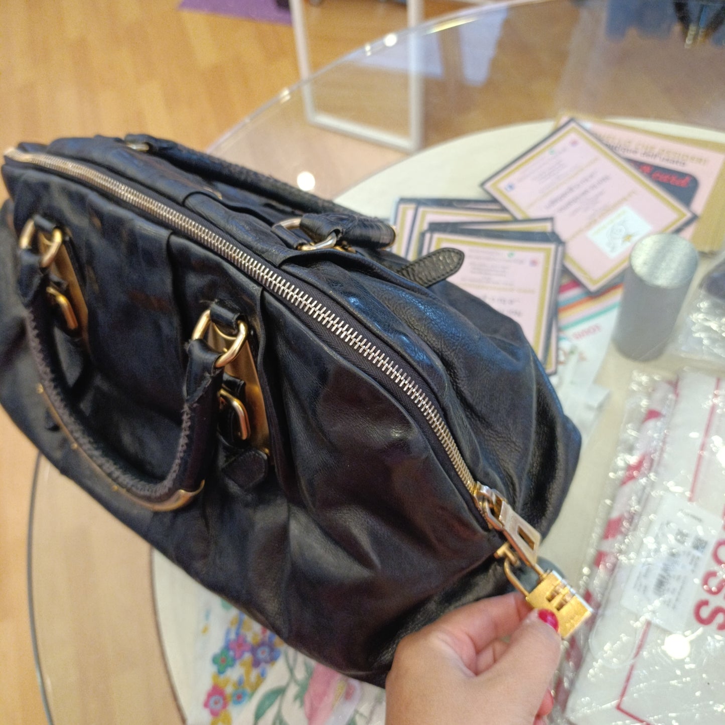 Borsa Prada pelle