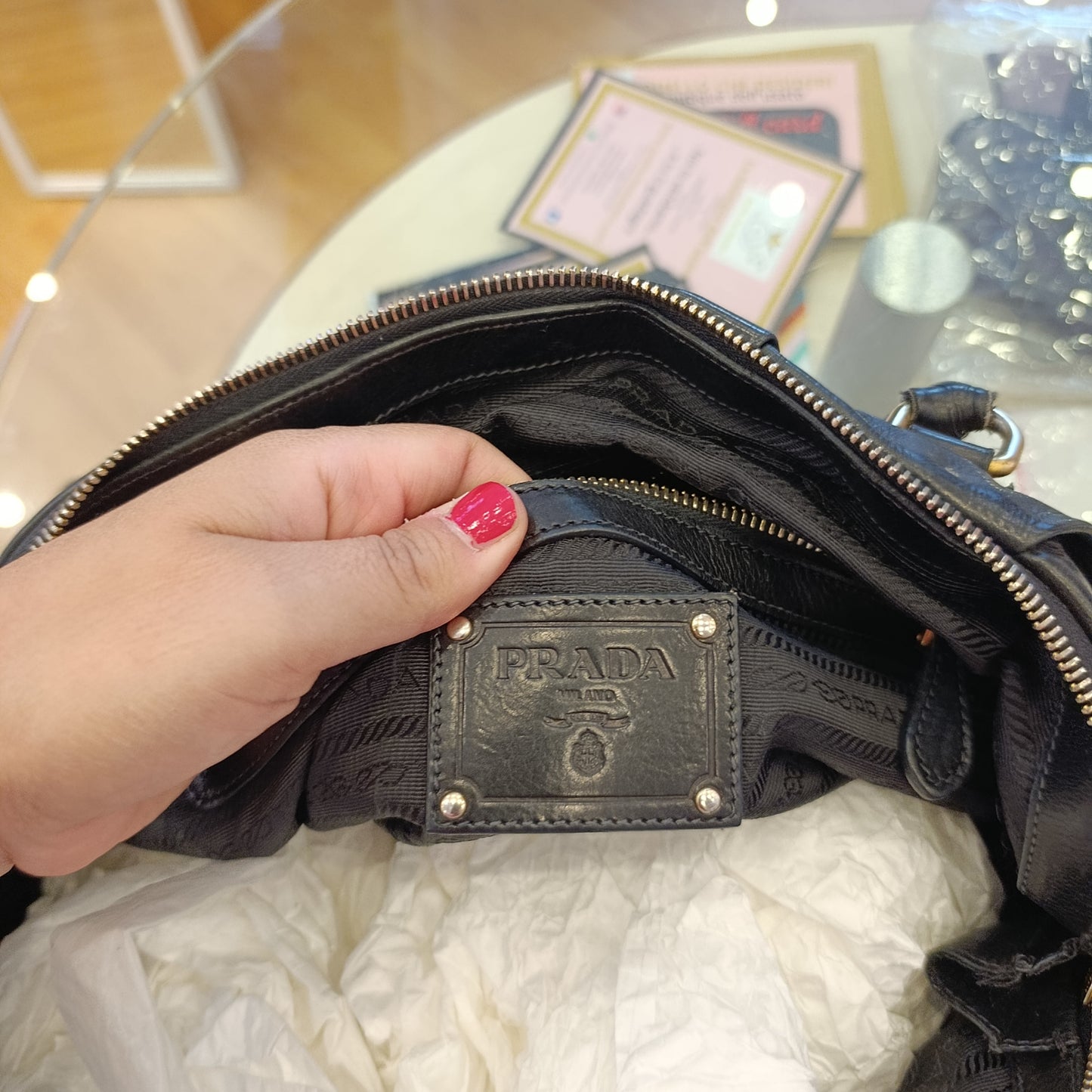 Borsa Prada pelle