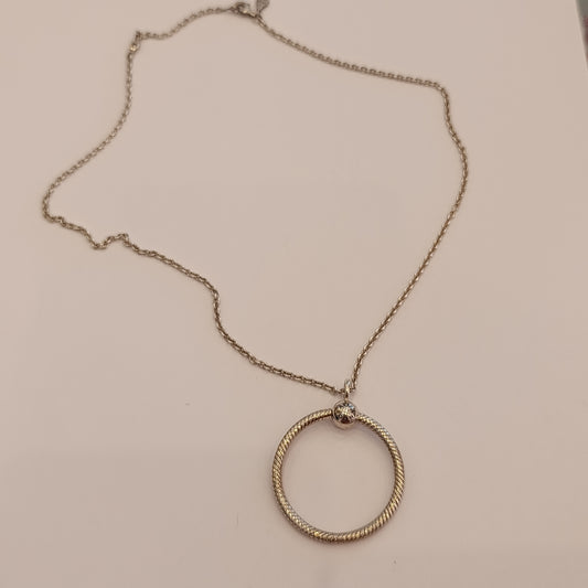 Collana pandora con cerchio