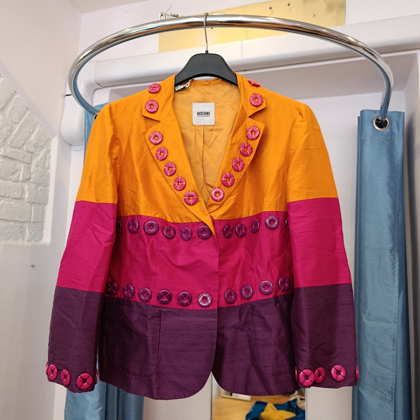 Giacca Moschino pura seta tg 46