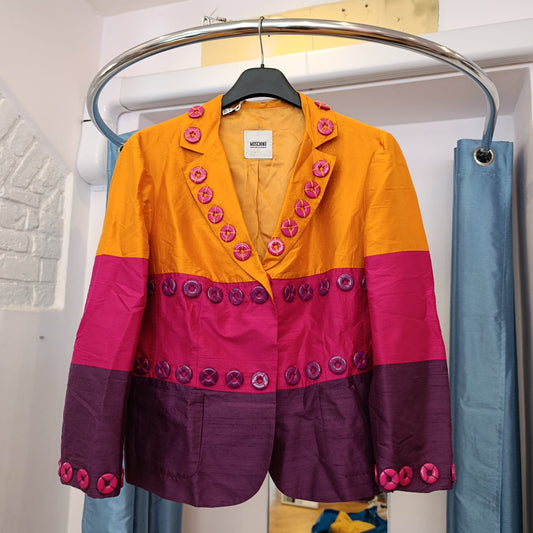 Giacca Moschino pura seta tg 46
