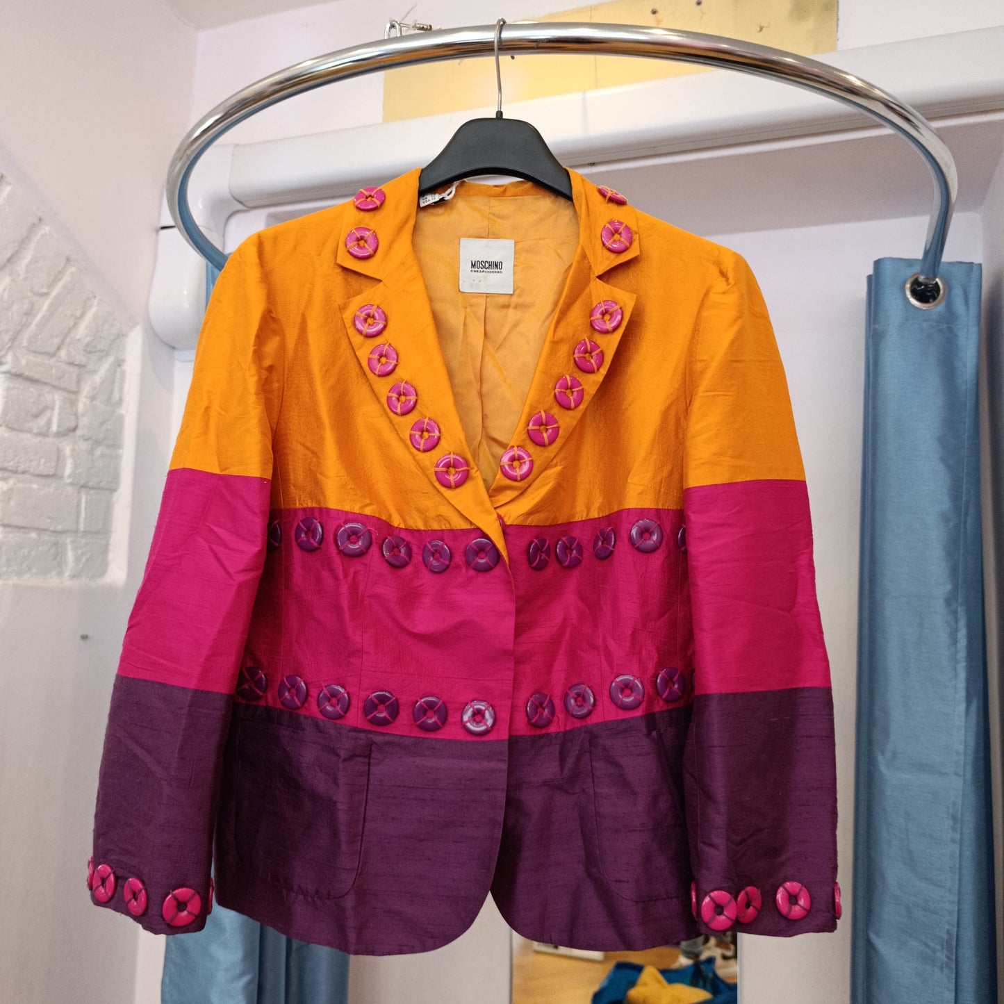 Giacca Moschino pura seta tg 46