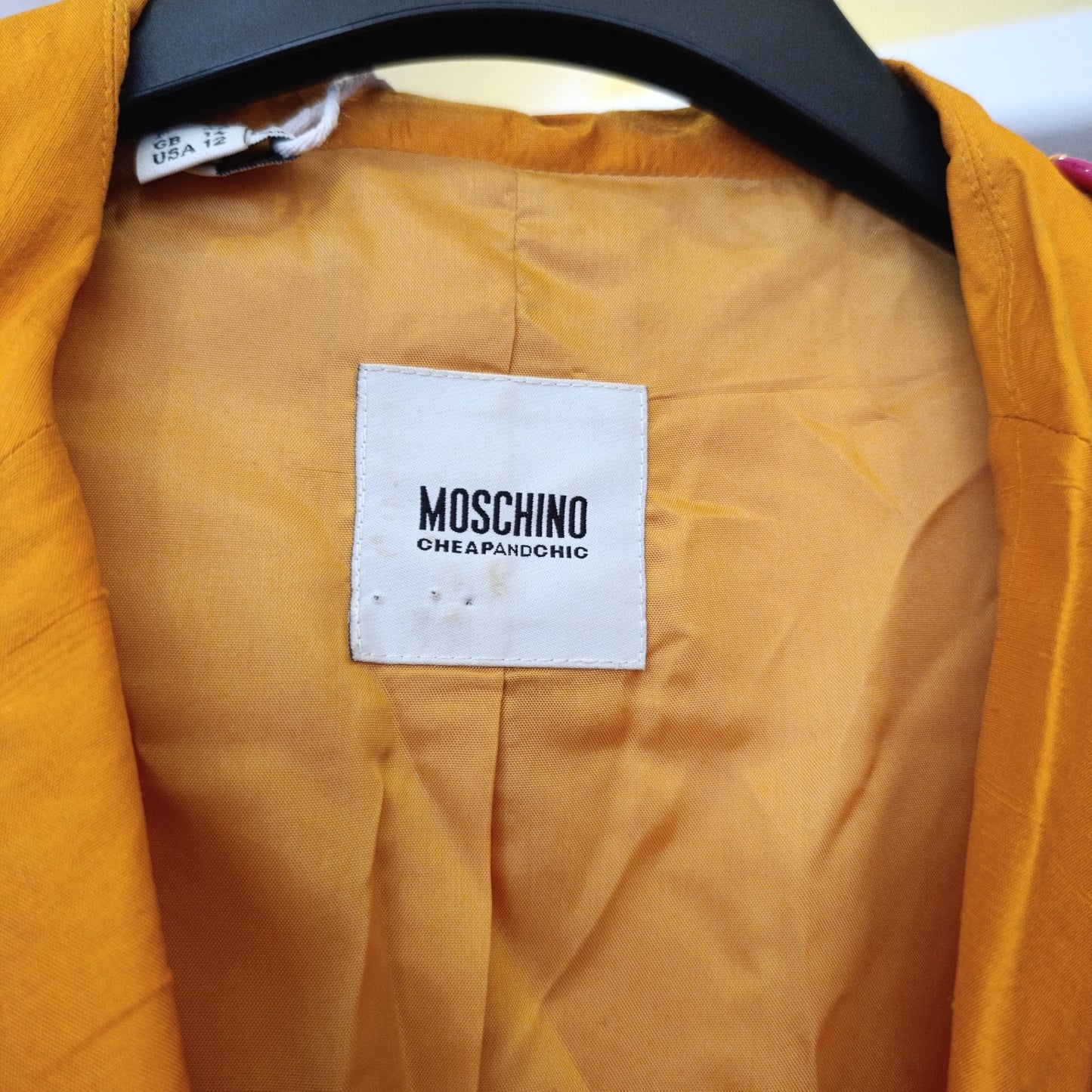 Giacca Moschino pura seta tg 46