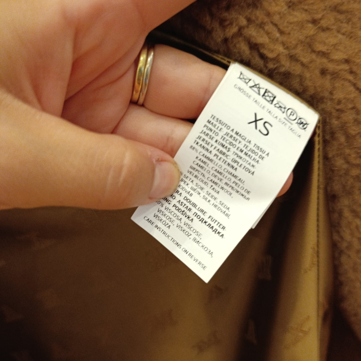 Teddy MaxMara tg Xs + muffole