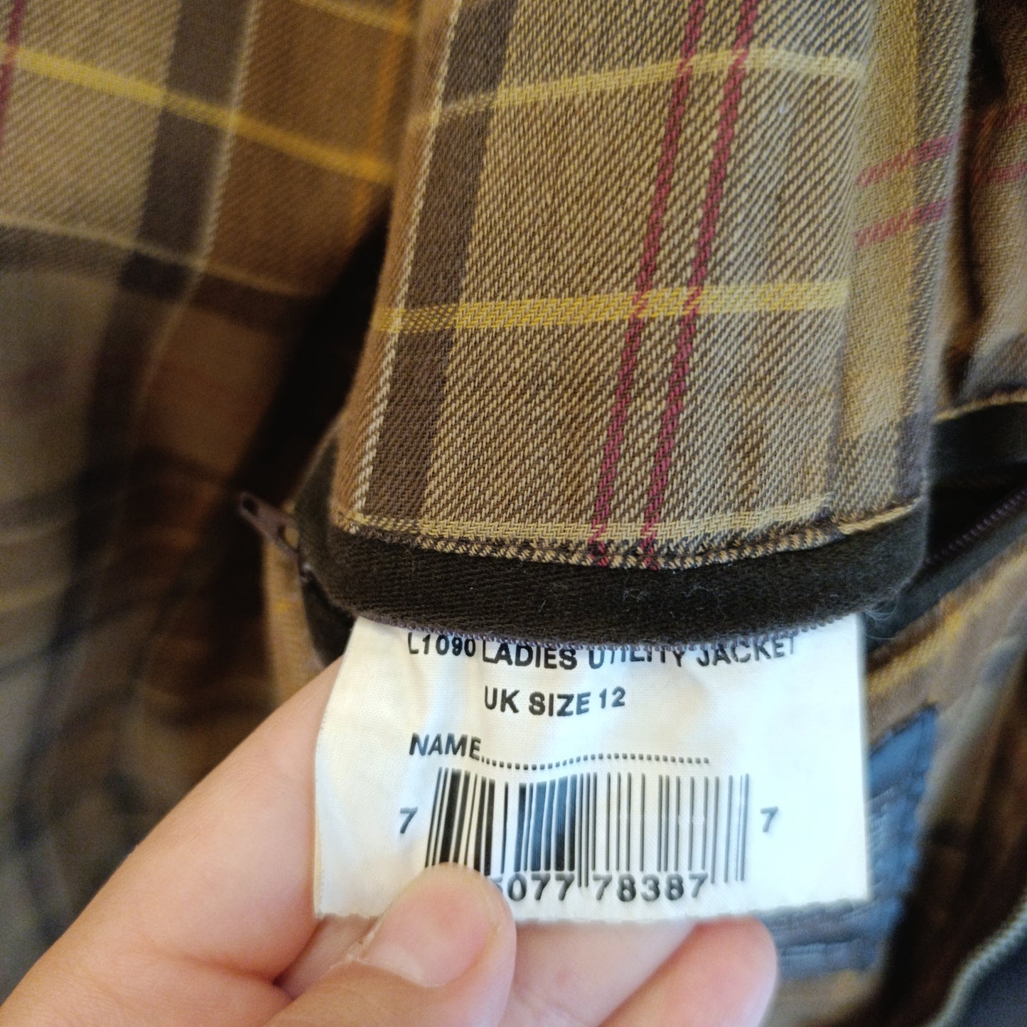 Giacca Barbour tg 12