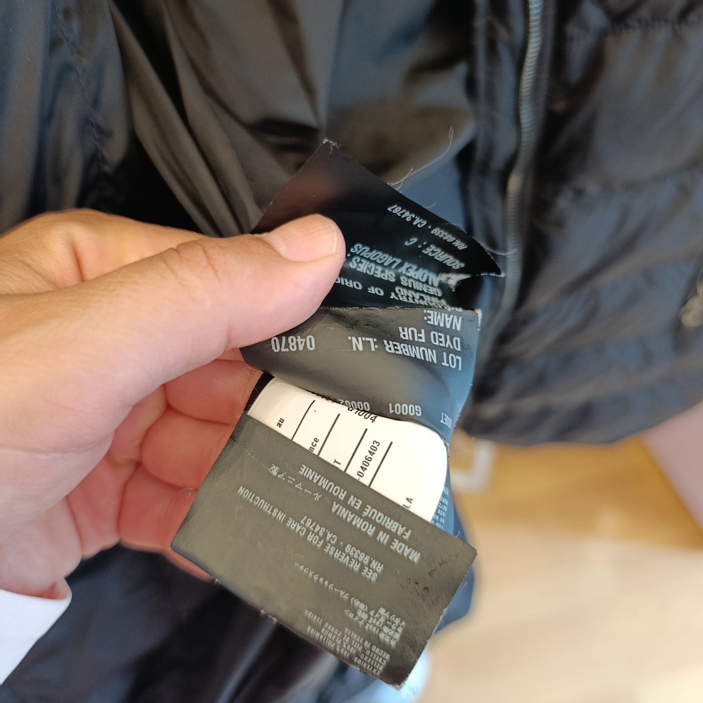 Piumino Prada  collo volpe tg 40