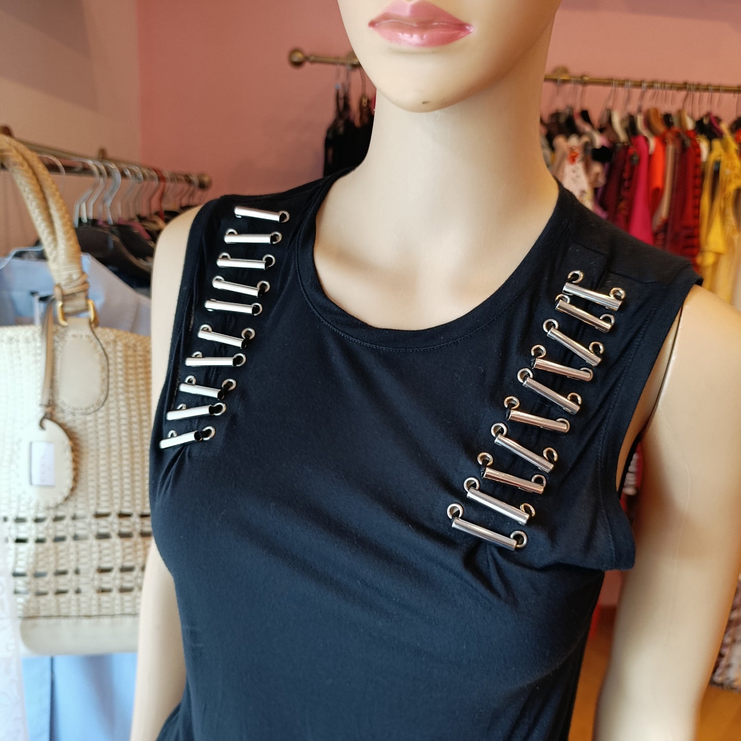 Top Gucci con applicazioni tg M