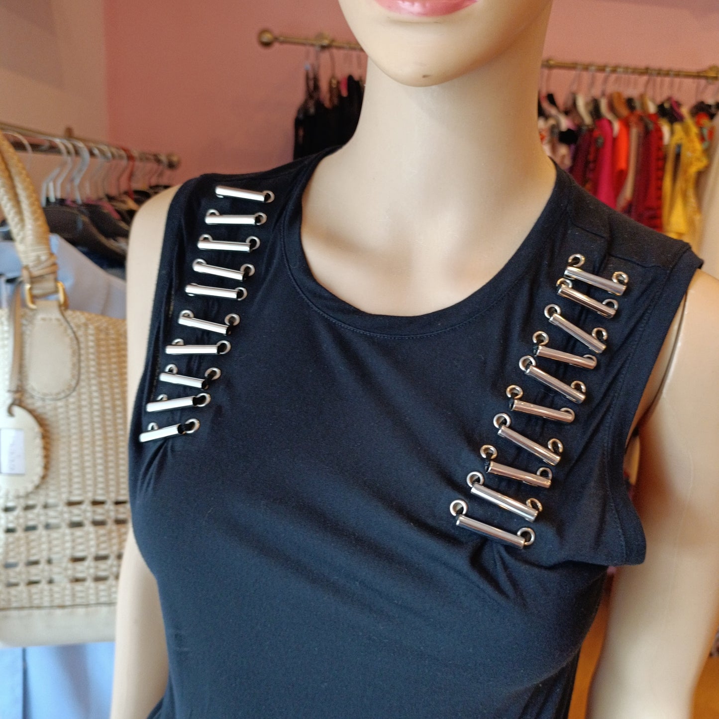 Top Gucci con applicazioni tg M