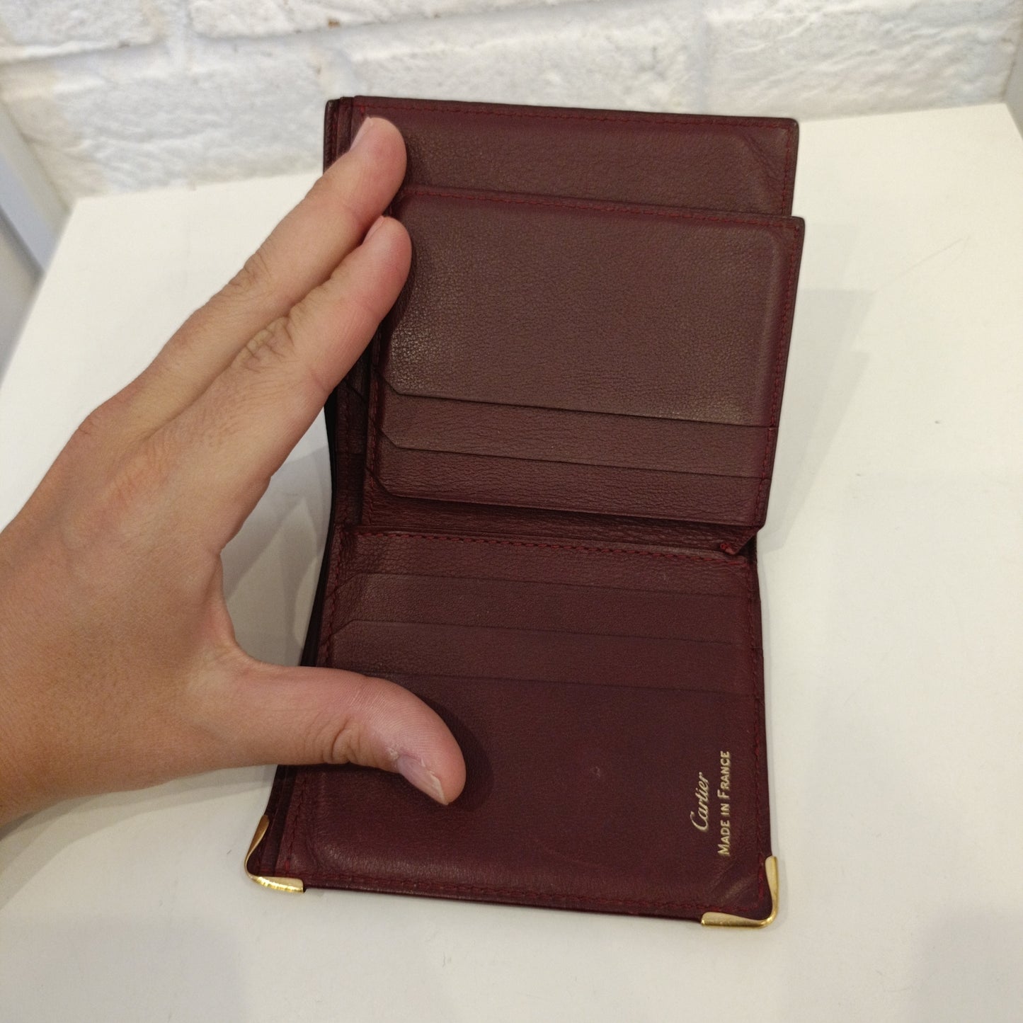 Portafoglio Cartier bordeaux