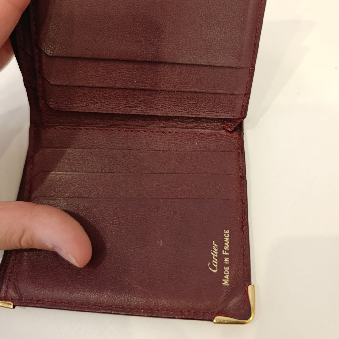 Portafoglio Cartier bordeaux